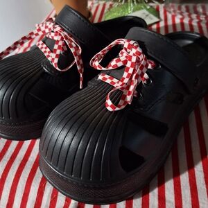🍊Black and Red Water Shoes with Durable Sole Nbw